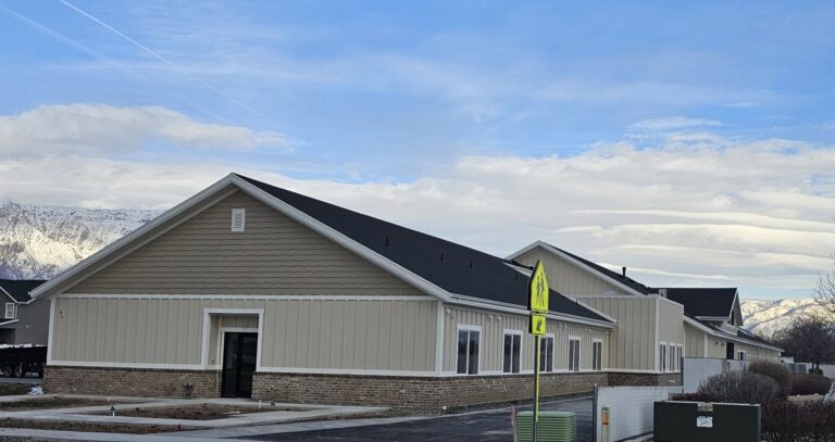 Commercial metal roofing project by Omega Metals in Ogden and Northern Utah